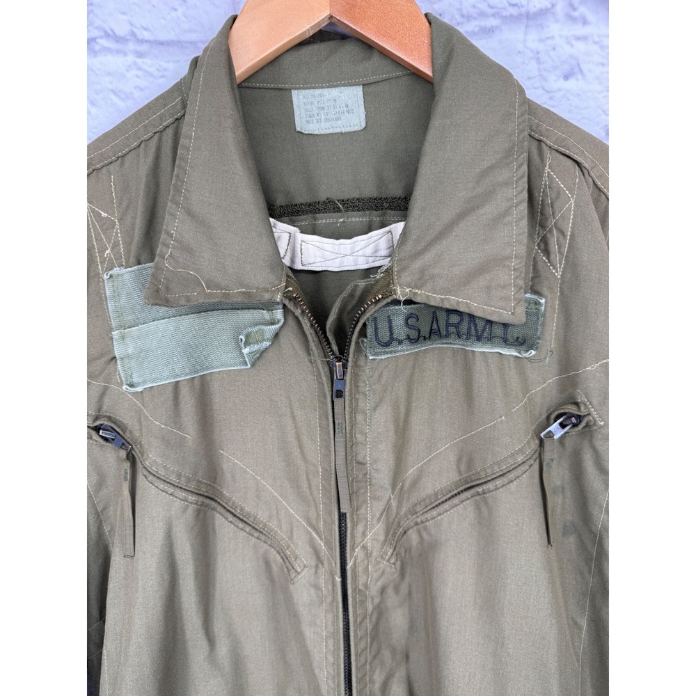 Vintage 1985 US Army CVC Tanker Coveralls Medium Long Aramid Armor Center - Picture 4 of 16